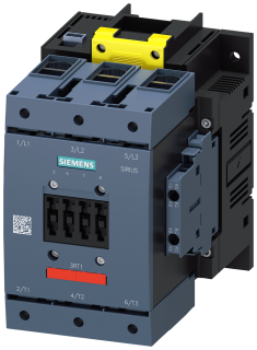 Contactor, AC-3e, 115 A/55 kW/400 V, 3-pole, 200-277 V AC/DC, F-PLC-IN, 2 NO+..., 3RT1054-1SP36-3PA0, Siemens main