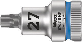 8767 B HF TORX® Zyklop bit socket with holding function, 3/8" drive, TX 27 x 35 mm, 05003064001 Wera main
