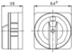 Emergency lever switch 32A, 3P, IN8E2334 Schrack Technik alt_view_2