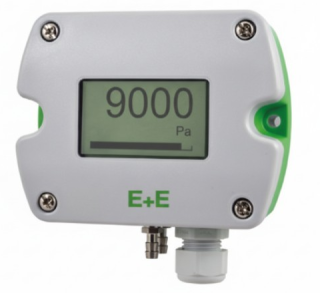 Датчик дифференциального давления EE600-HV55A7D2: ±10 000 Па (±40 дюйма для туалета, ±100 мбар, ±10 кПа) Аналоговый (напряжение и ток на выходе), с дисплеем main