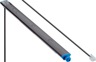 RSB1-0614F100057KHA1ZZZZZZ sensing range: 2 mm / 300 mm, L=614 mm; nr of beams: 6; Cable with connector RJ12, 6-pin main