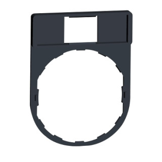 Legend holder 30x40mm, Harmony XB4, plastic, without legend 8x27mm main