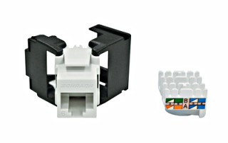 TOOLLESS LINE Jack RJ45 unshielded, Cat.6 (SFA), HSEMRJ6UWS Schrack Technik
