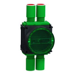 Apparatus box, Multifix, 1M, 24-39 mm, 4 flexible stubs