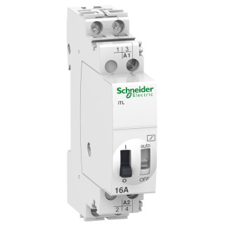 impulse relay iTL - 2P - 2 NO - 16A - coil 12 VDC - 24 VAC 50/60Hz main