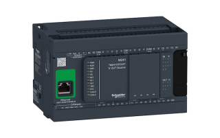 logic controller, Modicon M241, 24 IO, transistor, PNP, Ethernet, CAN master