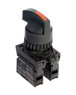 Pārslēdzis 3 pozīcijas, ar fiksāciju, 22mm, 220V/10A, 110V/5A, Sarkana S2SR-S8R2A AUTONICS S2SRS8R2A Autonics main