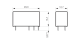 Relejs 1 C/O, 12A, 12VDC, RT, RT214012 Schrack Technik alt_view_3