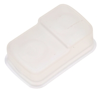 Silicone boot, Harmony XB4, for 22mm flush and projecting double headed push button, clear