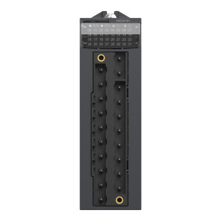Analog isolated high level output module, Modicon X80, 4 O, 0 to 20mA, 4 to 20mA, 10V positive or negative, severe environment