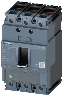 Circuit breaker 3VA1 IEC frame 160 breaking capacity class M Icu=55Ā kA @ 415Ā V, 3VA1163-5EE36-0AA0, Siemens main