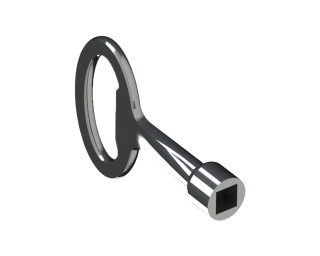 Key for 8 mm square insert