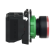 Illuminated push button, Harmony XB5, plastic, red flush, 22mm, universal LED, plain lens, 1NO + 1NC, 24V AC DC alt_view_7