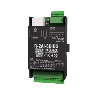 2-CH AI, 6-CH DI/DO, Profinet module, R-2AI-6DIDO-P, Seneca main