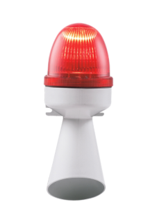Sirēna / signāllampa, Sarkana, 24V, IP43, SLEM F, 40343, SIRENA main