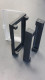Protection cover 32x74mm - Black Cut-out 48x96 - IP65, 1300.21.002 Pixsys alt_view_2