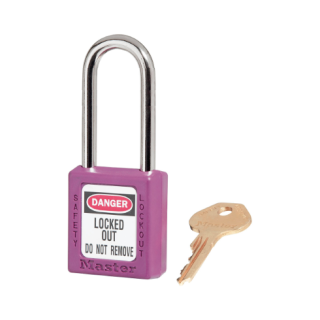 410MKLTPRP | Zenex Padlock - Keyed different and Master Keyed (Master Key to order separately) - Key retaining main