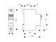 Automātslēdzis (MCB) DC-C2/1, 10kA, Schrack Teknik, BM015102-- alt_view_2