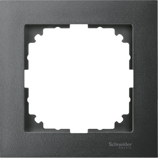 Cover frame, Merten M-Pure, 1 gang, anthracite