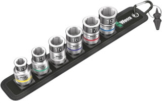 Belt C 1 Zyklop socket set with holding function, 1/2" drive, 7 pieces, 05003995001 Wera main
