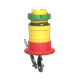 Emergency stop head, Harmony XB5, switching off, plastic, red mushroom 40mm, 22mm, trigger latching key release alt_view_4