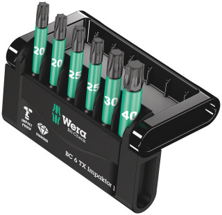 Bit-Check 6 TX Impaktor 1, 6 pieces, 05057693001 Wera main