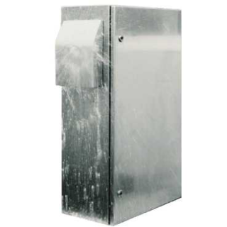 Krāsots tērauda vāks 240 x 180 x 60mm, NSYCAP125LZF Schneider Electric