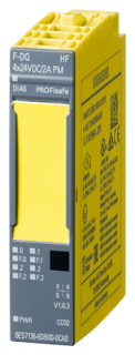 6ES7136-6DB00-0CA0, SIMATIC DP, Electronics module for ET 200SP, F-DQ 4X24 V DC/2A, 15 mm width, up to PL E (ISO 13849) up to SIL 3 (IEC 61508) main
