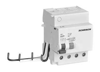 RCD Add-on block for AMPARO MCB 4-pole, type AC, 63A, 30mA, ARA06403 Schrack Technik main