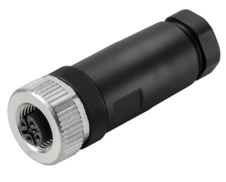 Connector SAIB-5/9, 5 pin, female, straight, 4A, 60V, 6...8mm, M12, IP67, PG9, 1807250000 Weidmuller main