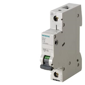 Miniature circuit breaker 230/400 V 6 kA, 1-pole, C, 2 A, 5SL6102-7, Siemens main