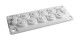 Plastic gland plate for WSTVBF, 17 cable glands, IP55 main