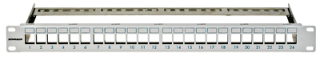Patchpanel 19" empty for 24 modules (SFA)(SFB), 1U, RAL7035