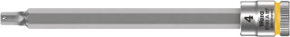 8740 A HF Zyklop bit socket with holding function, 1/4" drive, 4 x 100 mm, 05003334001 Wera main