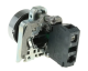 Push button, metal, Harmony XB4, flush, white, 22mm, spring return, marked UP ARROW, 1NO alt_view_2