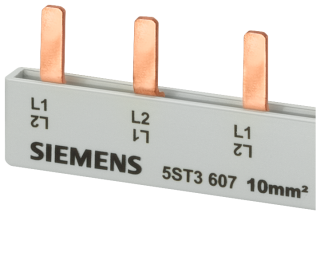 Pin busbar, 16 mm2 connection: 6x 2-phase touch-safe, 5ST3638, Siemens main