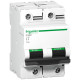 Miniature circuit breaker (MCB), Acti9 C120N, 2P, 63A, C curve, 10000A (IEC/EN 60898-1), 10kA (IEC/EN 60947-2) main