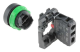 Push button, Harmony XB5, plastic, flush, red, 22mm, spring return, unmarked, 1NC alt_view_5