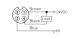 Inductive proximity sensor, jut.=2mm, M12, NPN, 12-24Vdc, conector, PRCM12-2DN Autonics alt_view_3