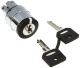 Head for key selector switch, Harmony XB4, metal, black, 22mm, key 455, 2 positions,stay put alt_view_2