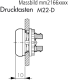 Push-button flat, spring-return, w/o plate MM216602 Schrack Technik alt_view_2