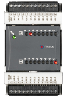 ESPANSIONE PLC 4AI V/I 4AI TEMP. 2AO 12...24VDC 3 MODULI DIN PLE5005AD Pixsys main