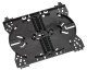FO Splice cassette, w/o cover, w. comb, stackable, black, HSELSZSK12 Schrack Technik main
