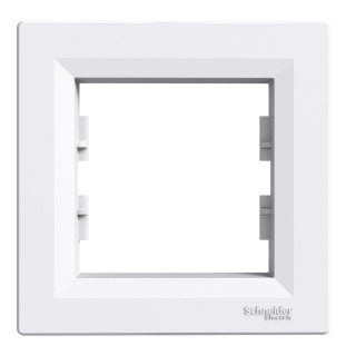 Asfora - 1-gang frame - white