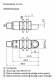 UM18-21712A212 ULTRASONIC SENSOR Working range: 20 mm ... 150 mm, Supply voltage: DC 10 V ... 30 V Enclosure rating: IP 67 Power consumption: ≤ 1.2 W Response time: 32 ms Switching frequency: 25 Hz Switching output: 1 x push-pull: PNP/NPN (100 m 6048385 S alt_view_2