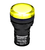 Monoblock Led yellow 24AC/DC Dzeltena 22mm lampiņa panelī montējama, main