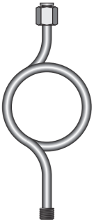 Siphone tube - SO/G1/2"  S (1.4571) main