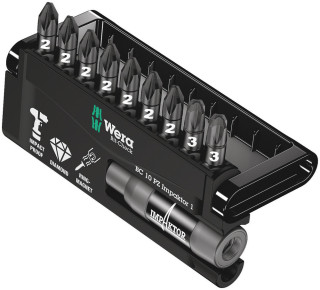 Bit-Check 10 PZ Impaktor 1, 10 pieces, 05057684001 Wera main