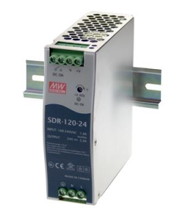 Power Supply; DIN; 120W; 12V; 10A; 88-264VAC; 124-370VDC, MeanWell, SDR-120-12 main