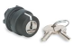 Head for key switch selector, Harmony XB5, plastic, black, 22mm, key 455, 3 positions, stay put alt_view_2